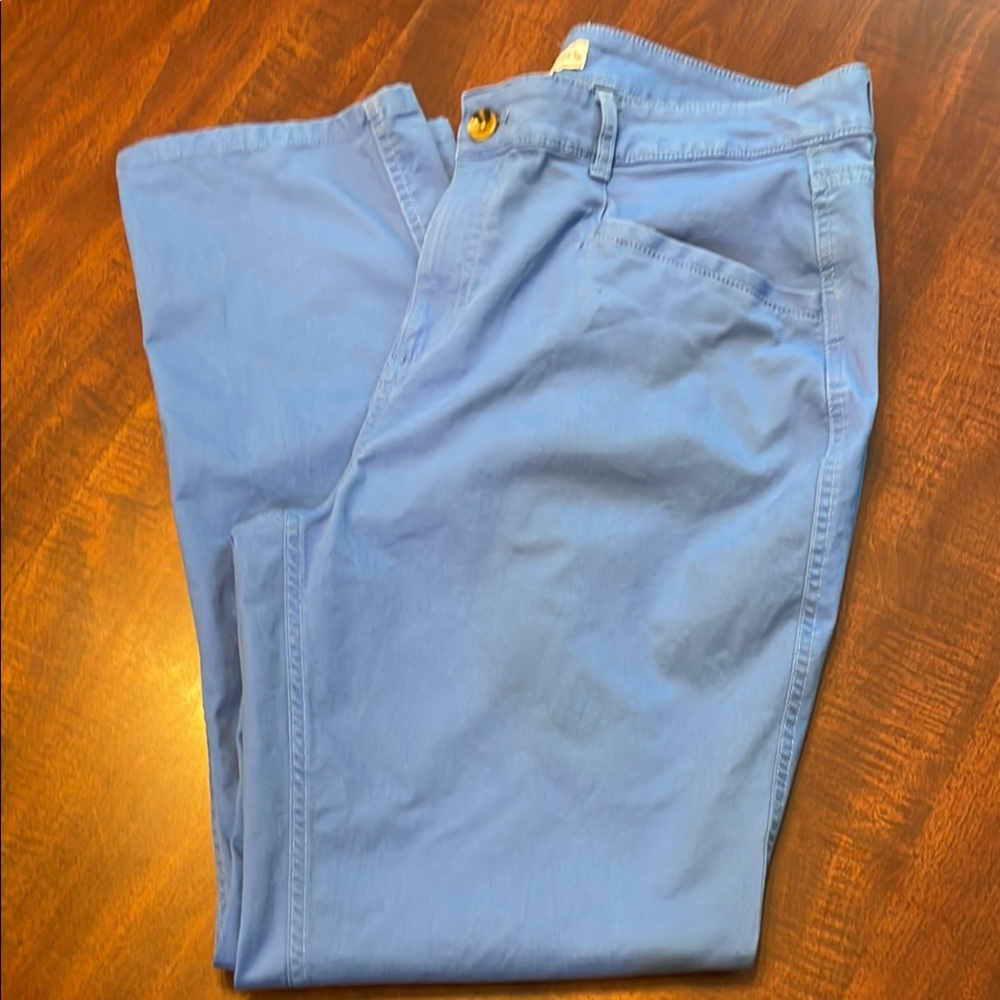 Kim Rogers Blue Chinos Cotton Blend